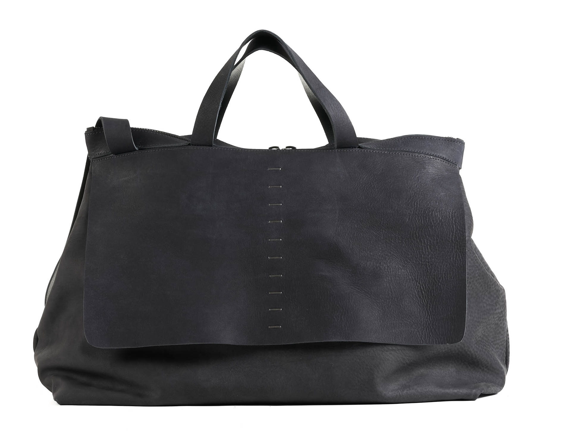 daniele basta leather and silver bags - FRONT